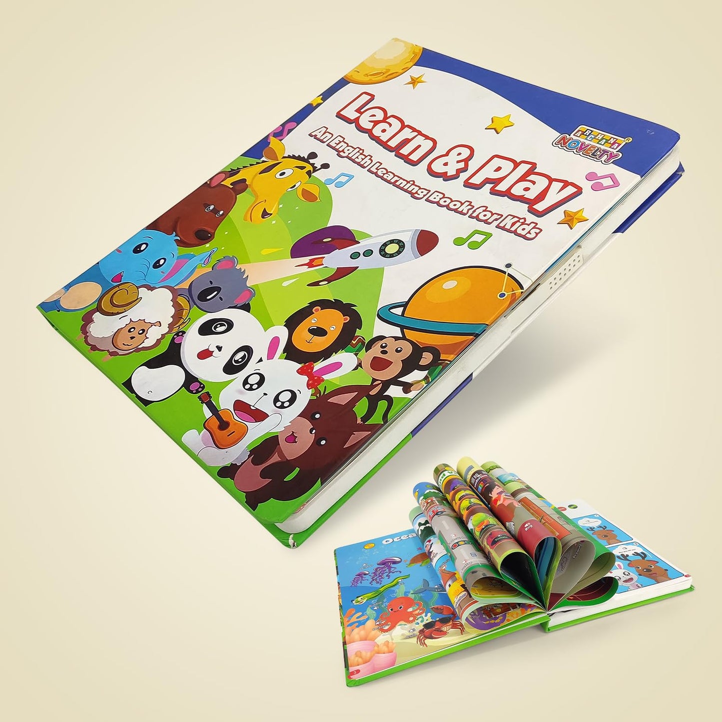 Interactive Learning Sound Book for Kids (20+ Pages)