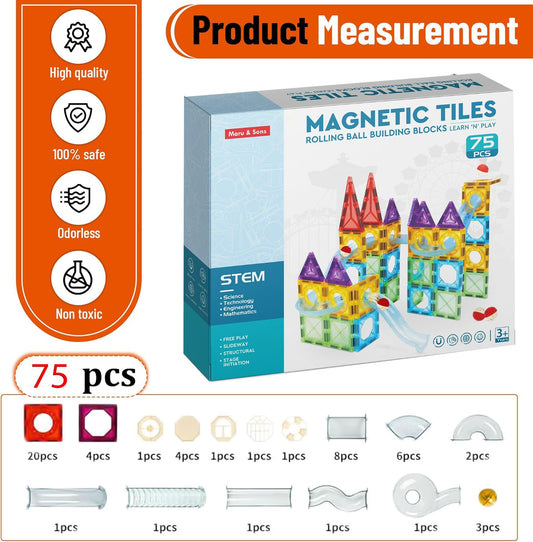 Magnetic Tiles Building Blocks (Ages 3+)