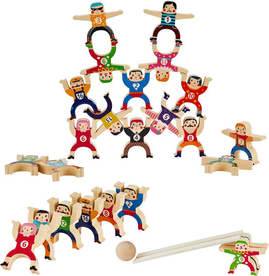 Wooden Hercules Human Balancing Toy