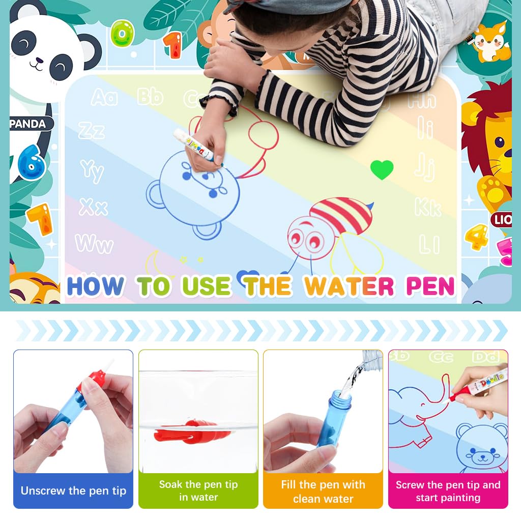 Reusable Water Doodle Mat (100×80cm)