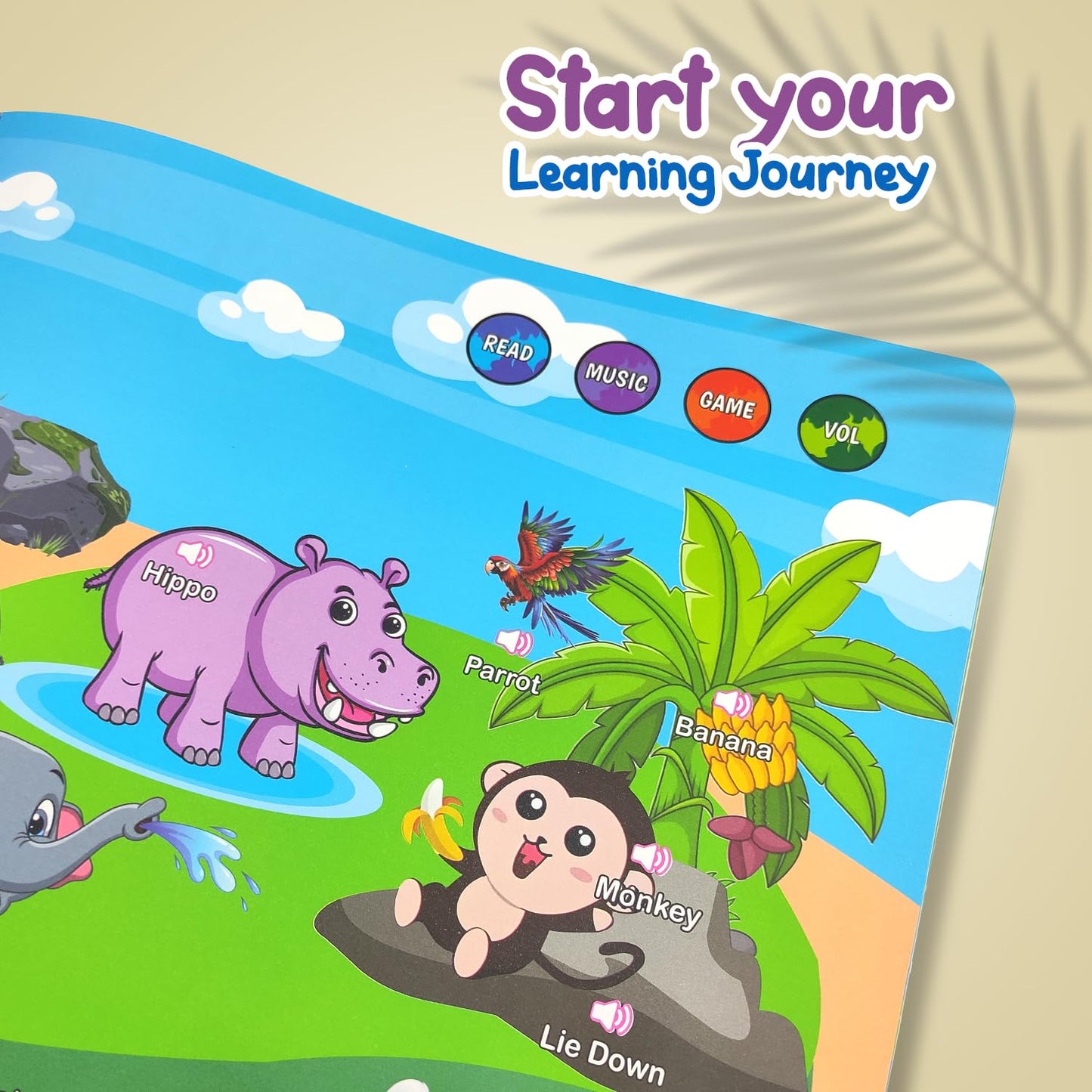 Interactive Learning Sound Book for Kids (20+ Pages)