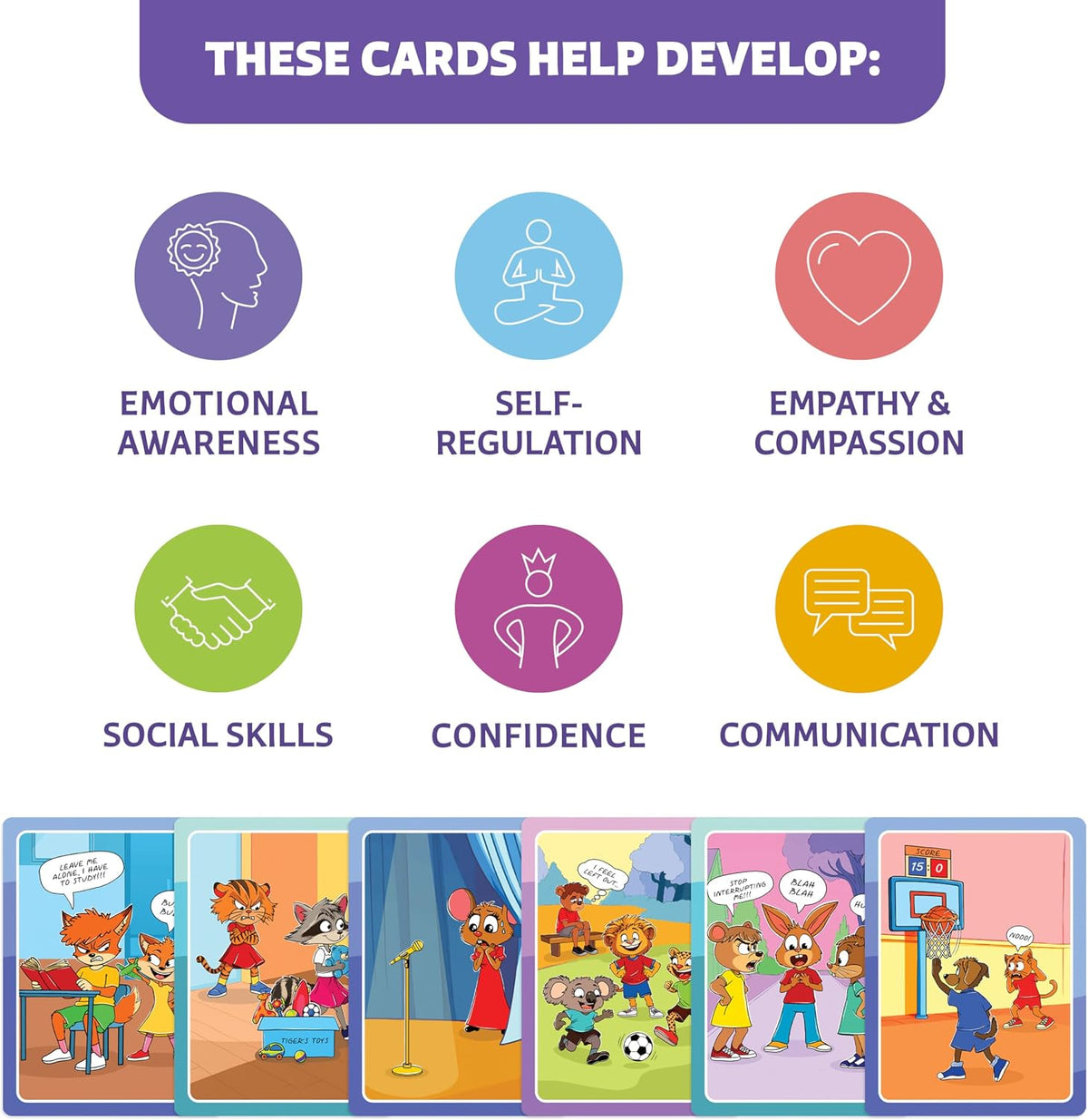 Who What Why?- Educational Conversation Cards for Kids | Builds Social Skills (Ages 4+)