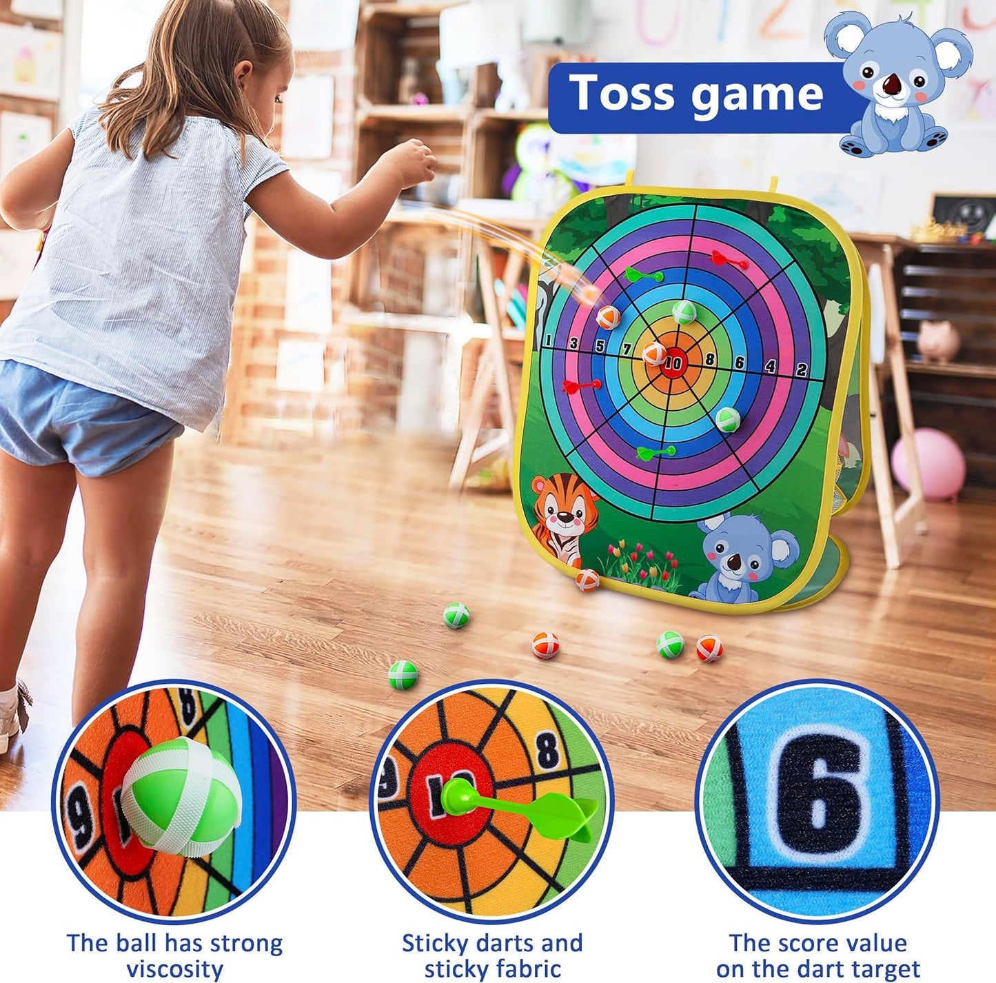 Animal Bean Bag Toss Game (3 in 1)