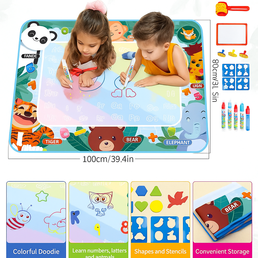 Reusable Water Doodle Mat (100×80cm)