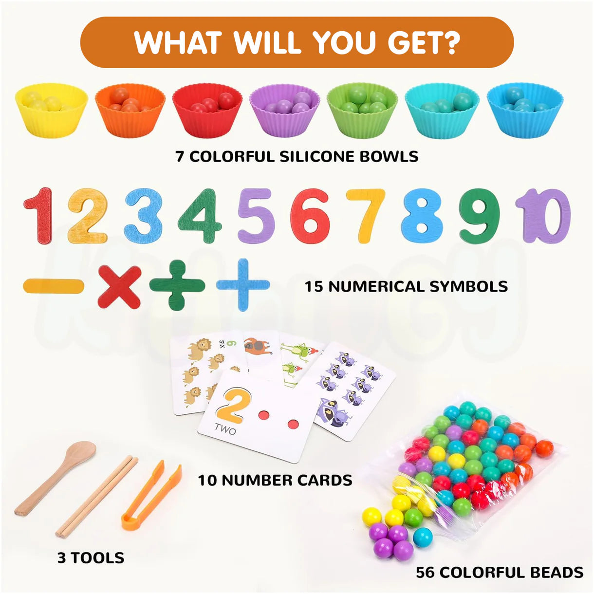 Montessori Arithmetic Math Toy Set
