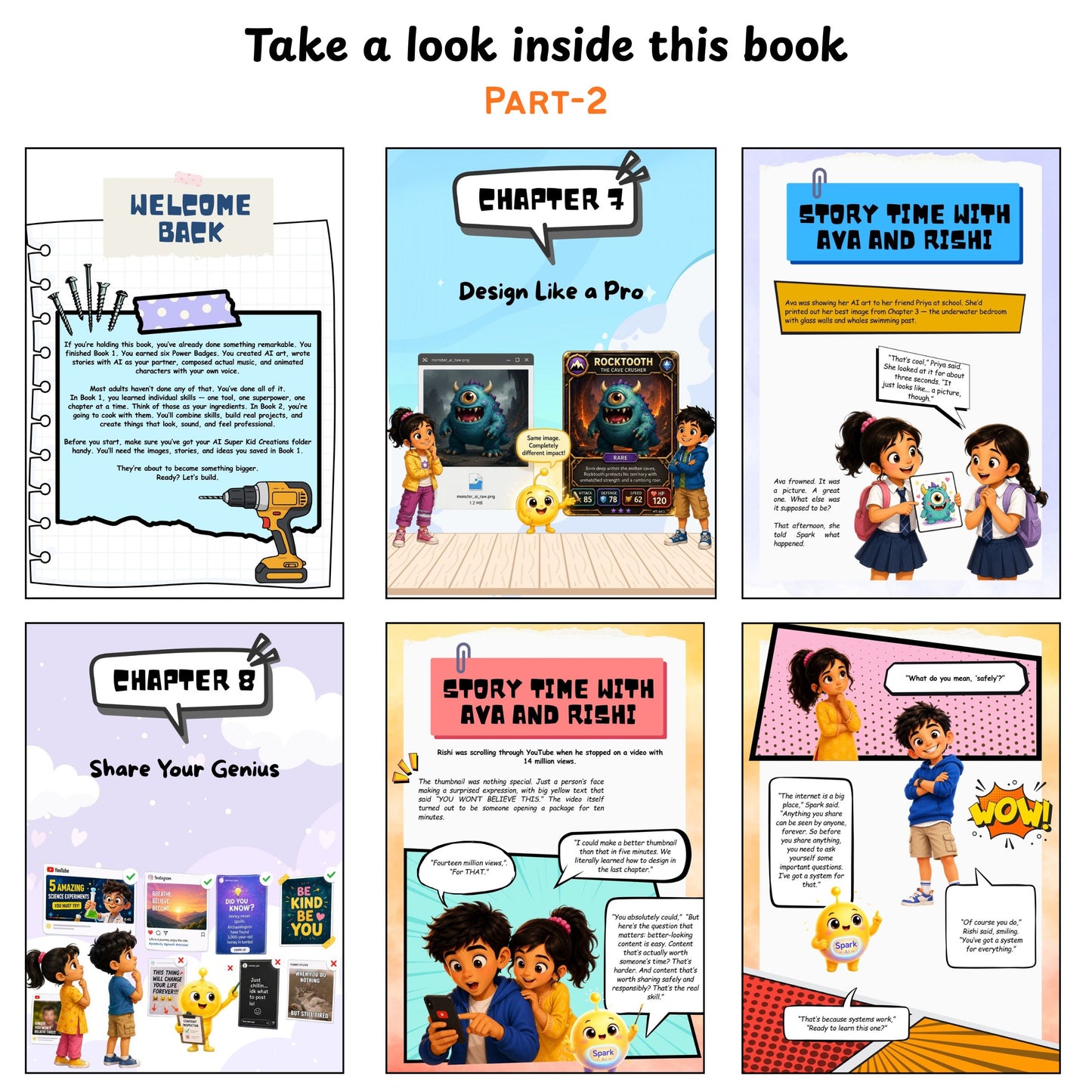 AI SUPER KID — Pack of 2 Books (Ages 8+ | Smart Book)