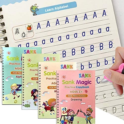 Kids Handwriting Practice Book (Reusable)