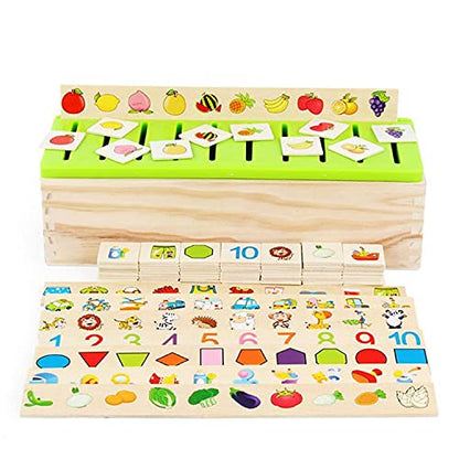 Folca Montessori Wooden Toy - Side View