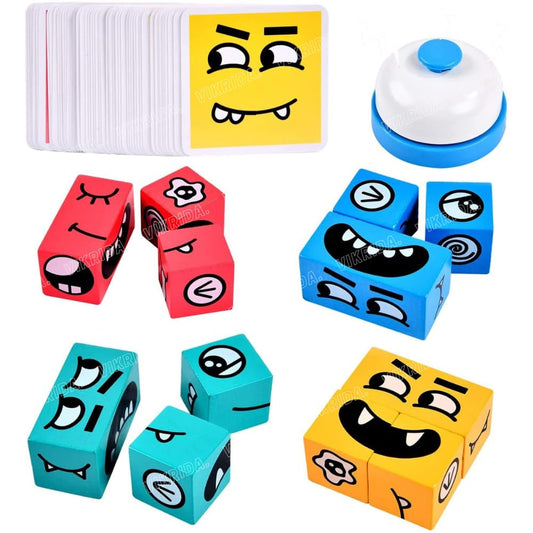 Expression Blocks Interactive Face-Changing Puzzle for Kids - Kookikids™