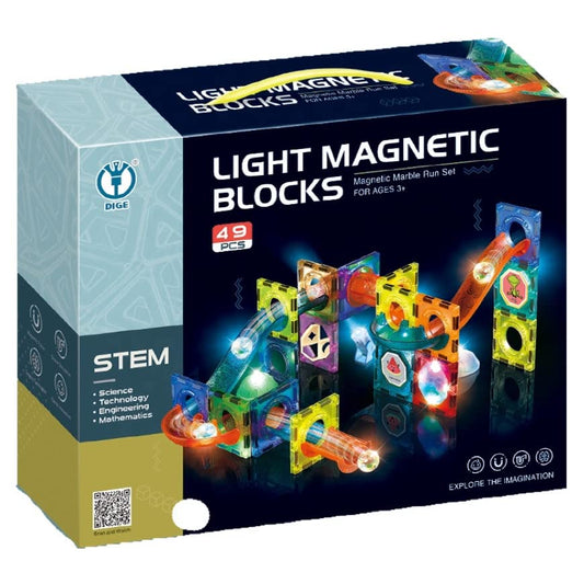 Light Magnetic Tiles- Building Blocks  (Age 3+)