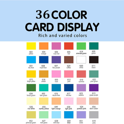 Acrylic Brush Marker set of 36 Colors