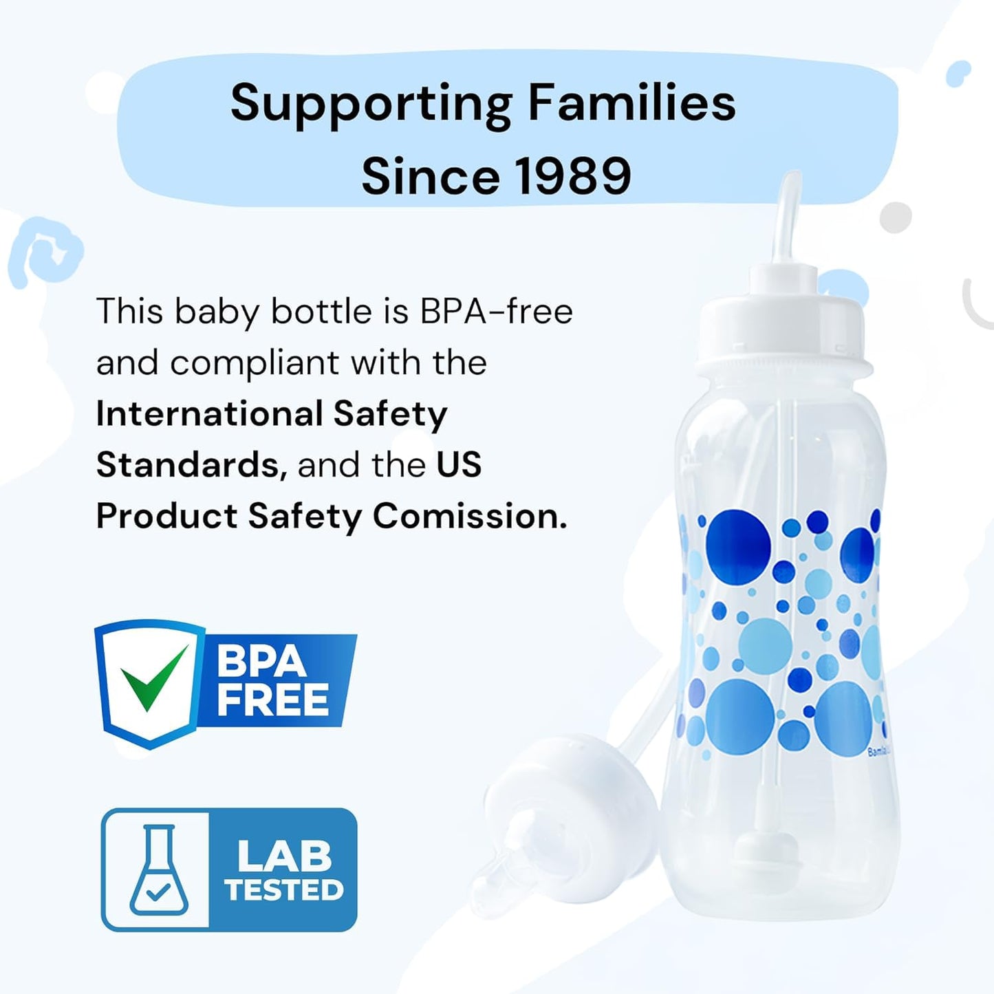 Hands-Free Baby Bottle - Anti-Colic ( Pack of 2 )