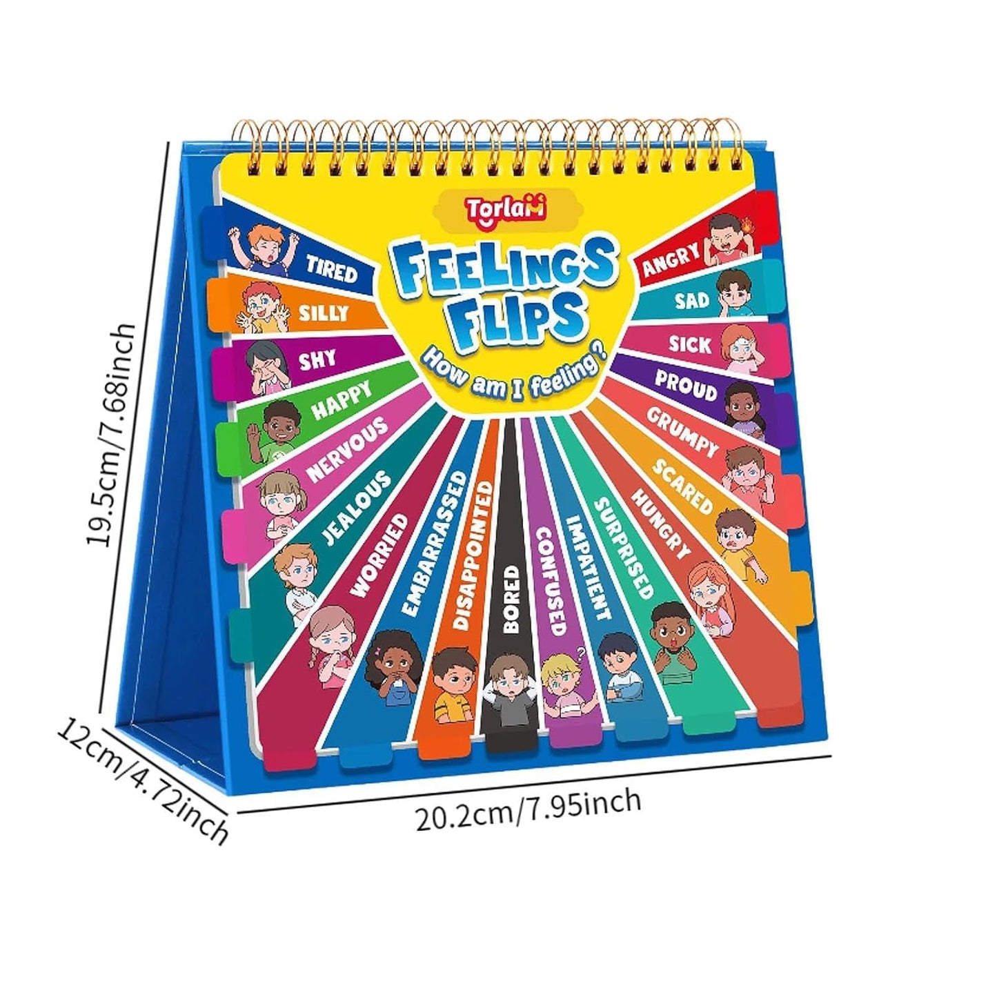 Feelings Flipbook for Kids: 22 Moods/Emotions ADHD & Autism