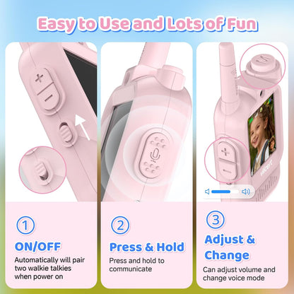 Video Walkie Talkie Set For Kids