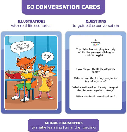 Who What Why?- Educational Conversation Cards for Kids | Builds Social Skills (Ages 4+)