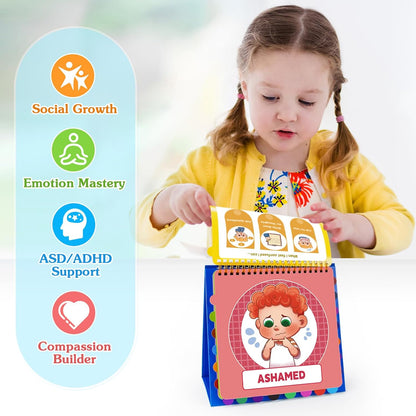 Feelings Flipbook for Kids: 22 Moods/Emotions ADHD & Autism