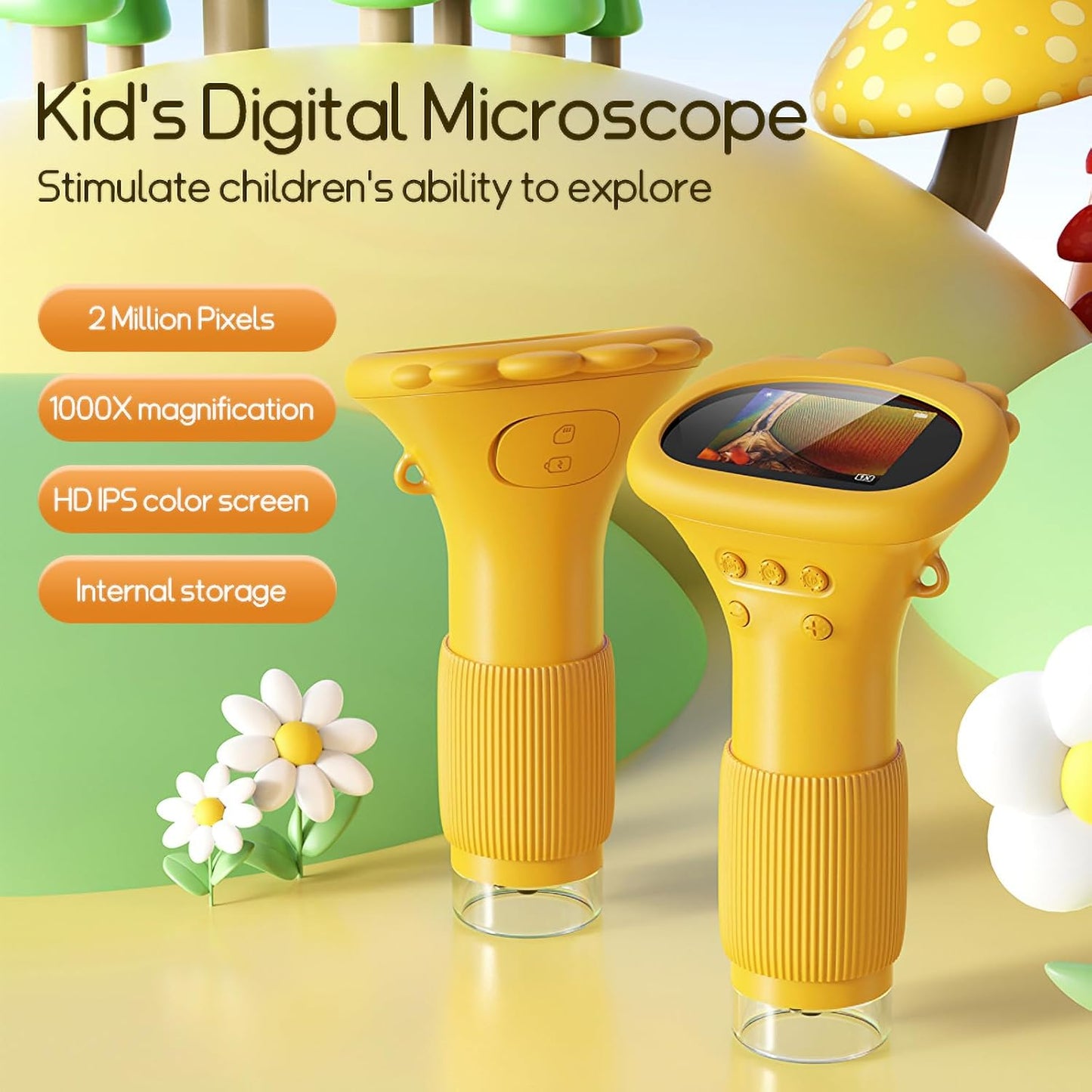 Premium Kids Portable 1000X Pocket Microscope- Kooki kids™