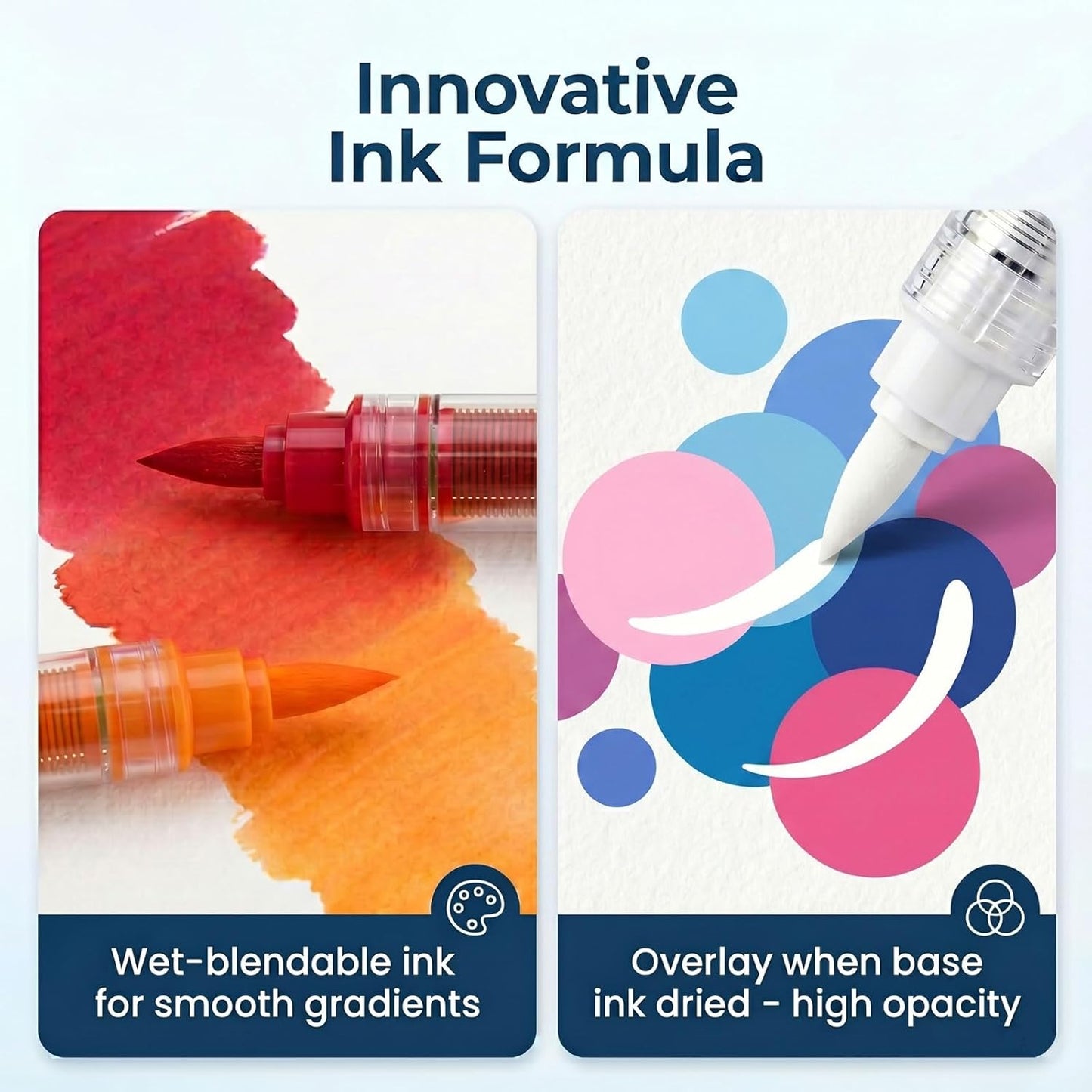 Acrylic Brush Marker set of 36 Colors