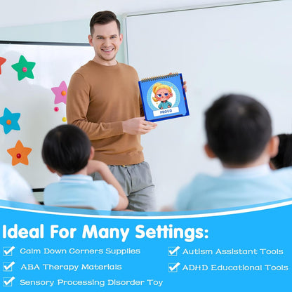 Feelings Flipbook for Kids: 22 Moods/Emotions ADHD & Autism