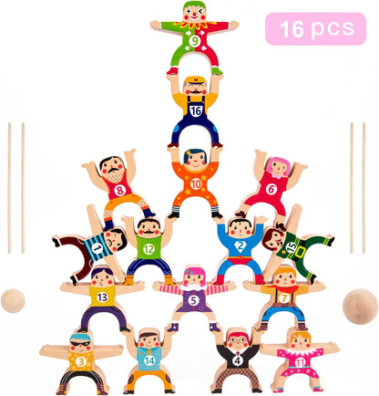 Wooden Hercules Human Balancing Toy