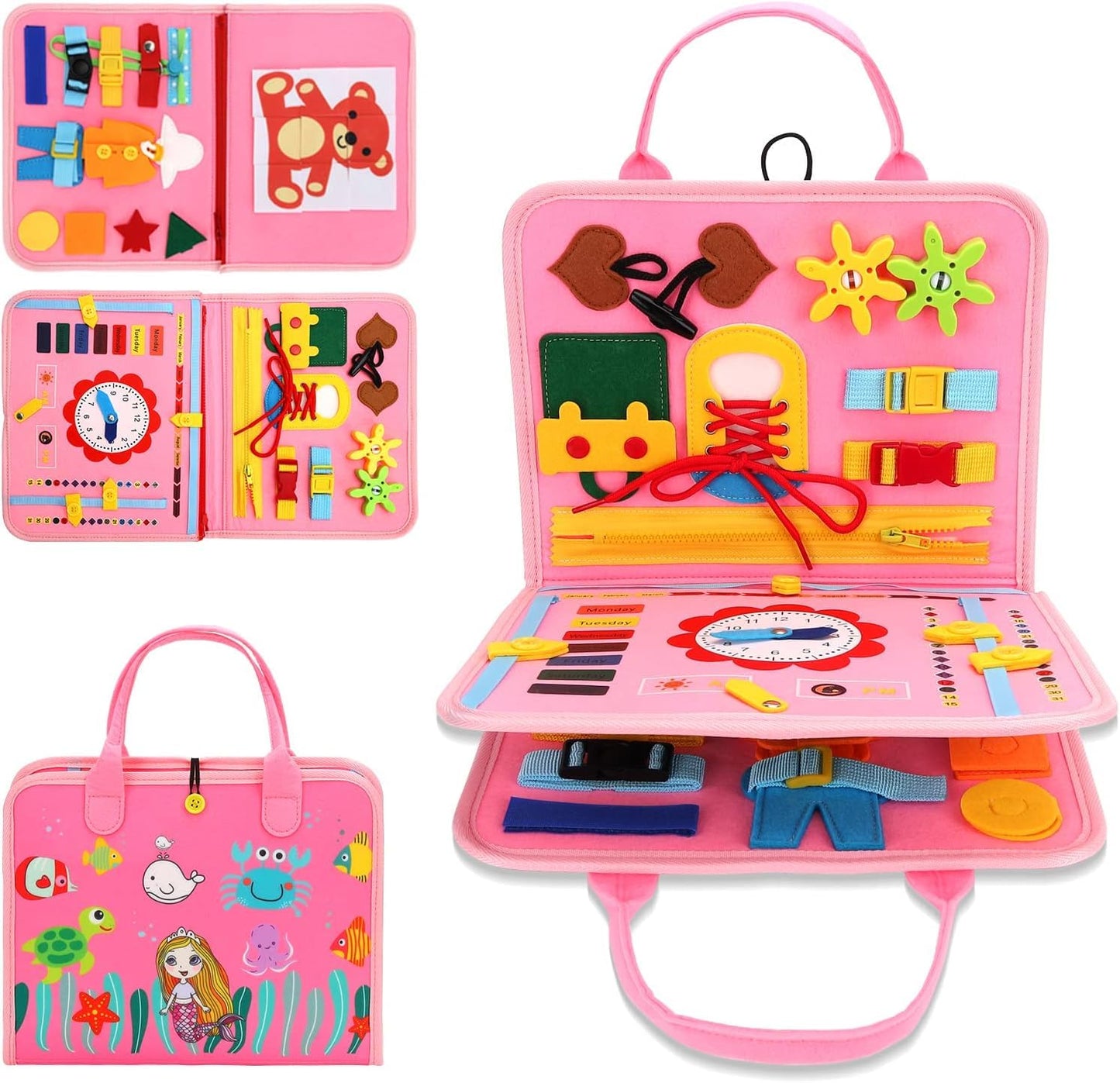 Montessori Busy Book (19+ Activities in 1) for 1-6 Year Old - Kooki Kids™