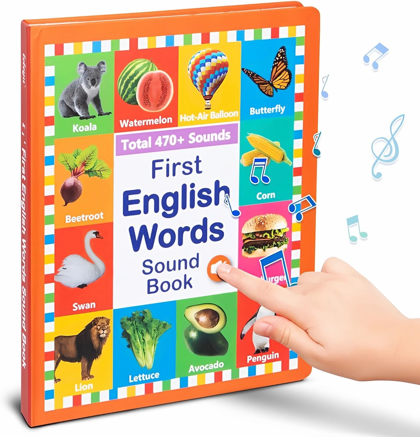 My First English Words Sound Book (470+ Words, 21 Themes)