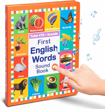 My First English Words Sound Book (470+ Words, 21 Themes)
