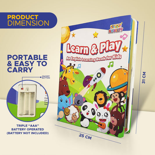 Interactive Learning Sound Book for Kids (20+ Pages)