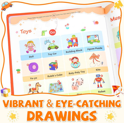 My First English Words Sound Book (470+ Words, 21 Themes)