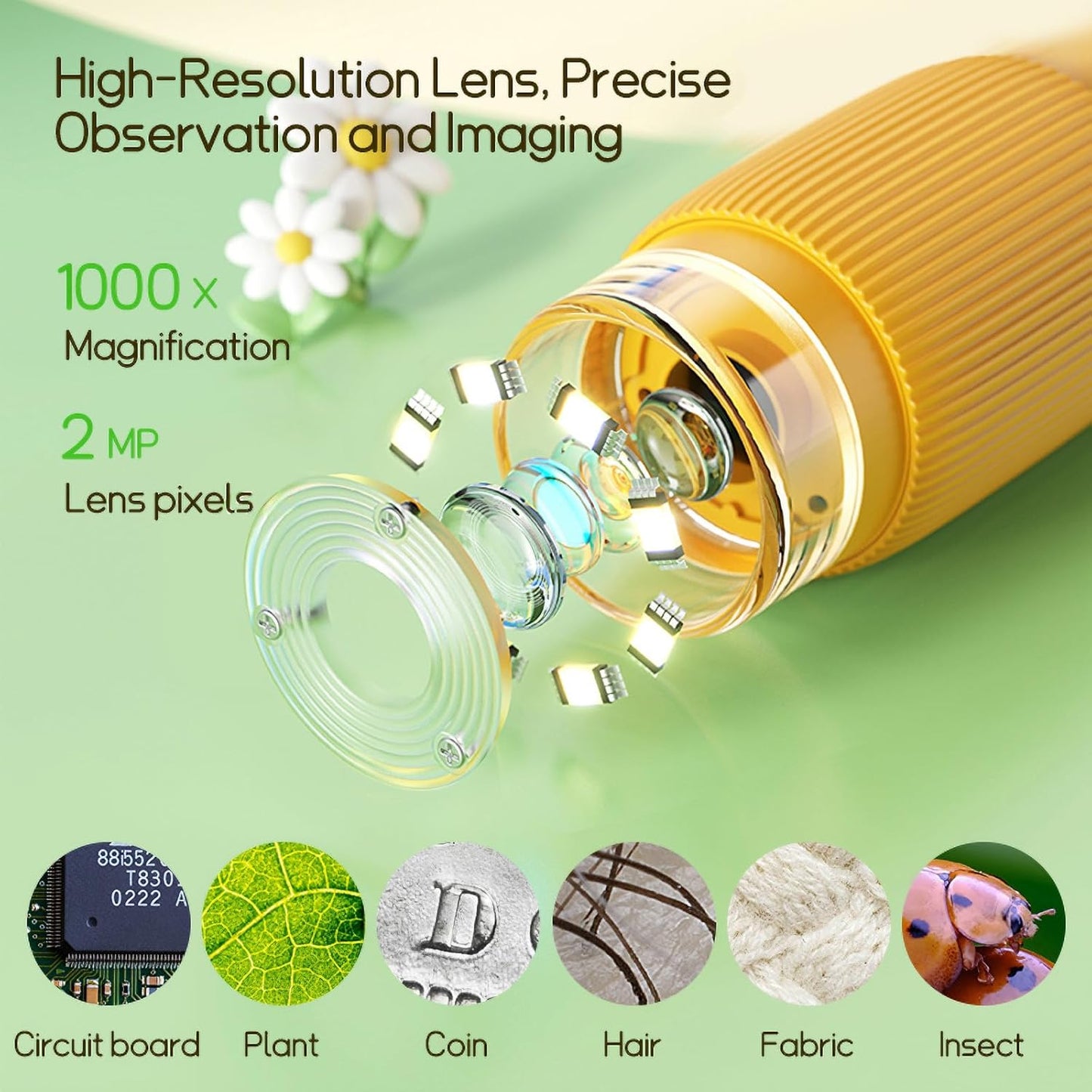 Premium Kids Portable 1000X Pocket Microscope- Kooki kids™