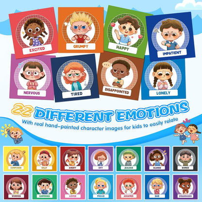 Feelings Flipbook for Kids: 22 Moods/Emotions ADHD & Autism