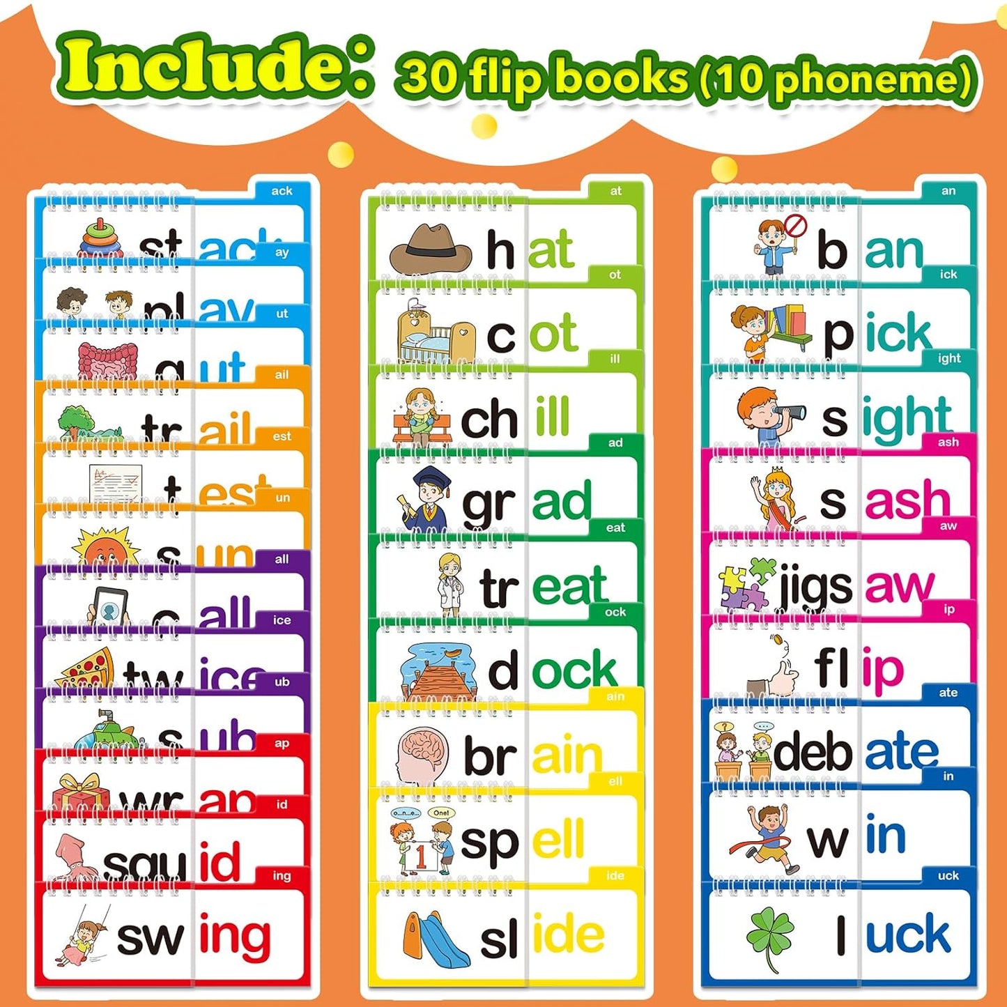 Phonics Flash Cards (Word Families)