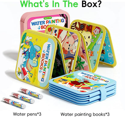 Reusable water painting book- Pack of 3