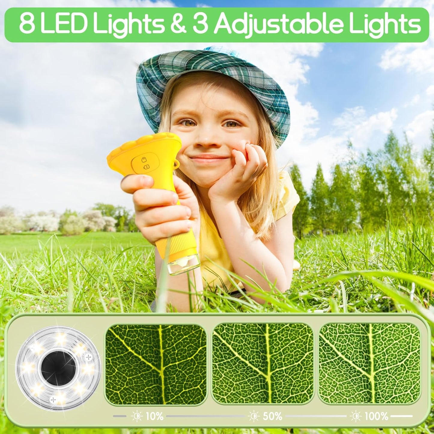 Premium Kids Portable 1000X Pocket Microscope- Kooki kids™