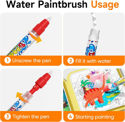 Reusable water painting book- Pack of 3