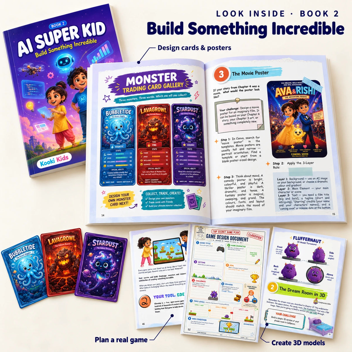 Teach Your Child to Build With AI, Pack of 2 books ( Part 1 & 2 )( Ages 8 - 15 )