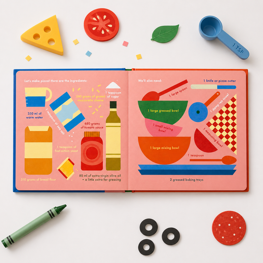 Pizza!: An Interactive Recipe Book for Kids (Cook In A Book)