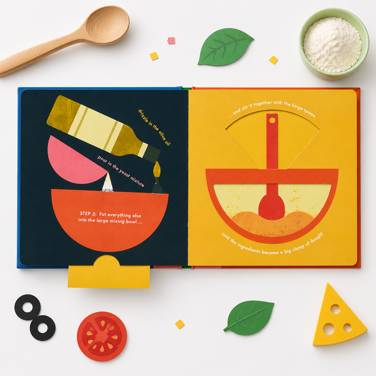 Pizza!: An Interactive Recipe Book for Kids (Cook In A Book)