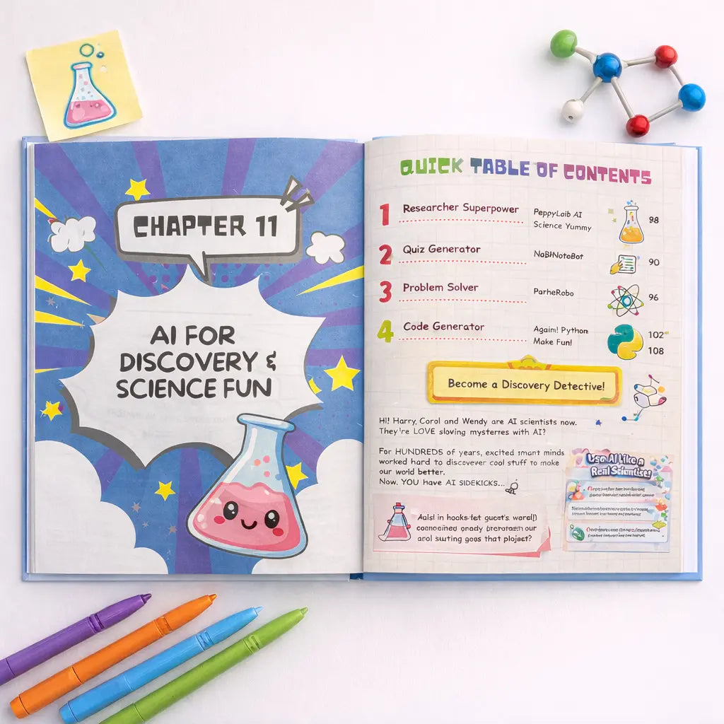 AI SUPER KID — 25+ Real AI Tools Your Child Can Actually Use Today (Ages 9+ | Smart Book)