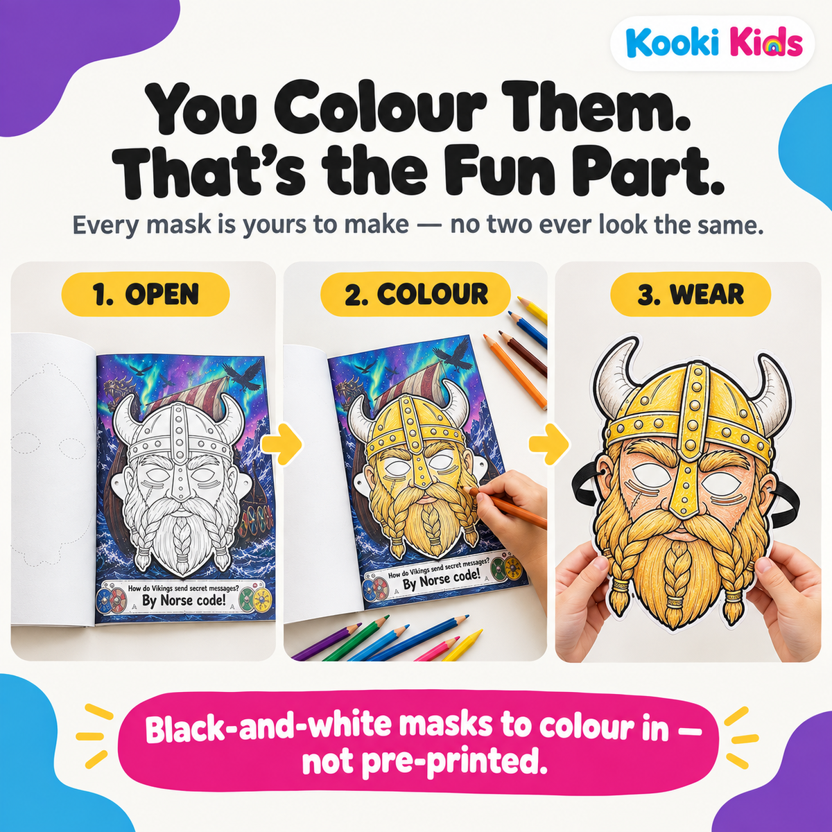 3 Fun & Creative Paper Craft Book Sets for Kids with Step-by-Step Video Tutorials | Pack of 3 | Ages 4+