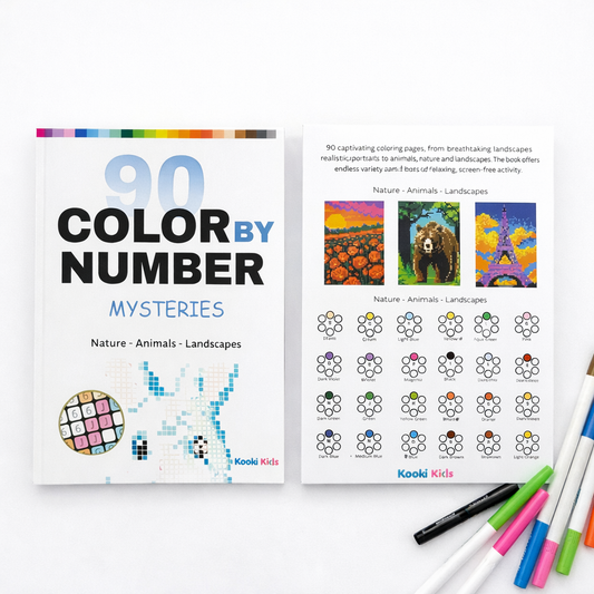 90 Color by Number Mysteries (Mosaic Coloring Book)