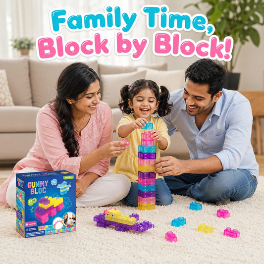 KookiKids SquishCraft – Squishy Stacking Toy That Builds Focus & Creativity