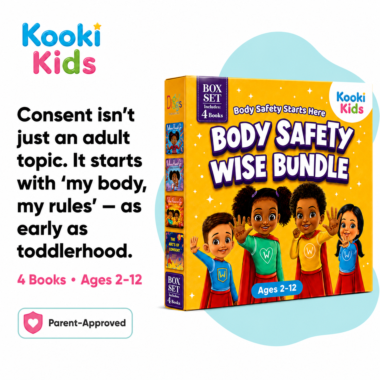My Body, My Rules : Four Book Set (Ages 2-12)