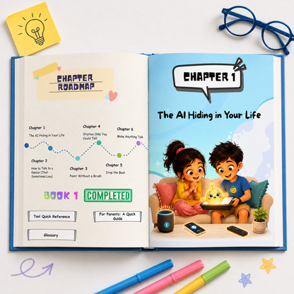 AI SUPER KID — Pack of 2 Books (Ages 8+ | Smart Book)