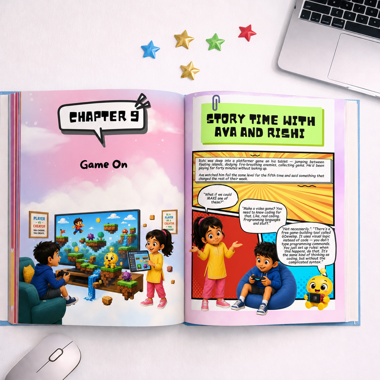 AI SUPER KID — Pack of 2 Books (Ages 8+ | Smart Book)