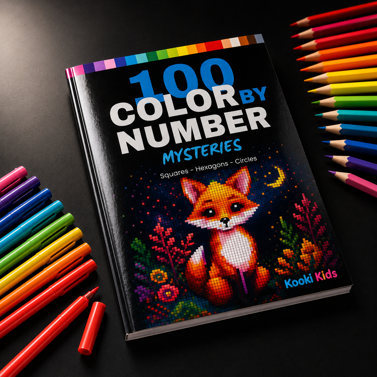 Black Edition & White Edition Color By Number Book (Combo)