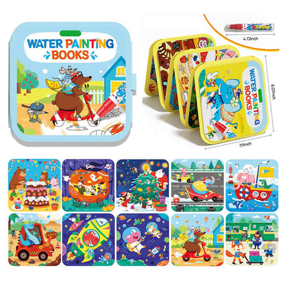 Reusable water painting book- Pack of 3