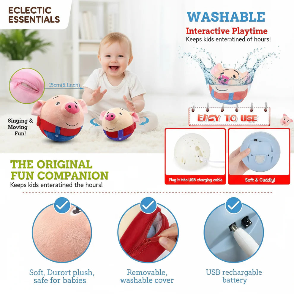 Jumping & Singing Piglet