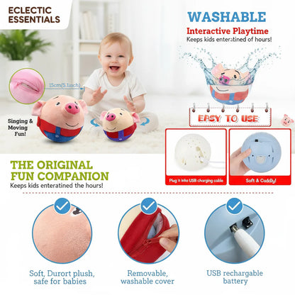 Jumping & Singing Piglet