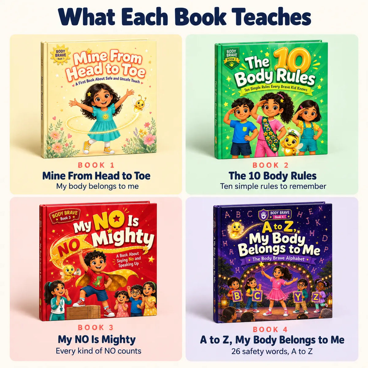 My Body, My Rules — The Body Brave Series | Set of 4 Books (Ages 4-12)